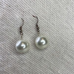 Big Pearl Drop Earrings